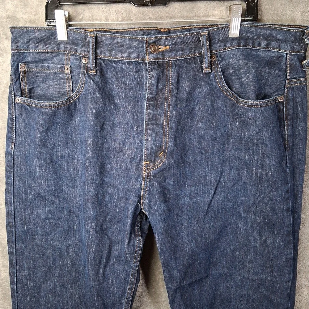 Levis 569 Jeans Men Size 38x30 Dark Blue Loose Straight Mid-Rise 5 Pocket Casual